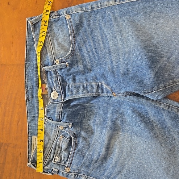 True Religion Liv Relaxed Disressed Skinny Crop Size 28 - Picture 6 of 16